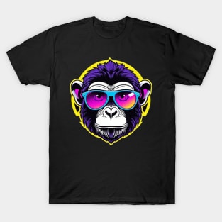 Cool Neon Monkey T-Shirt